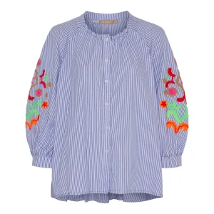 268191 MdcAleta Shirt BLUE DENIM STRIPE