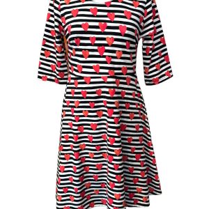 Betty Dress, Stripes and hearts