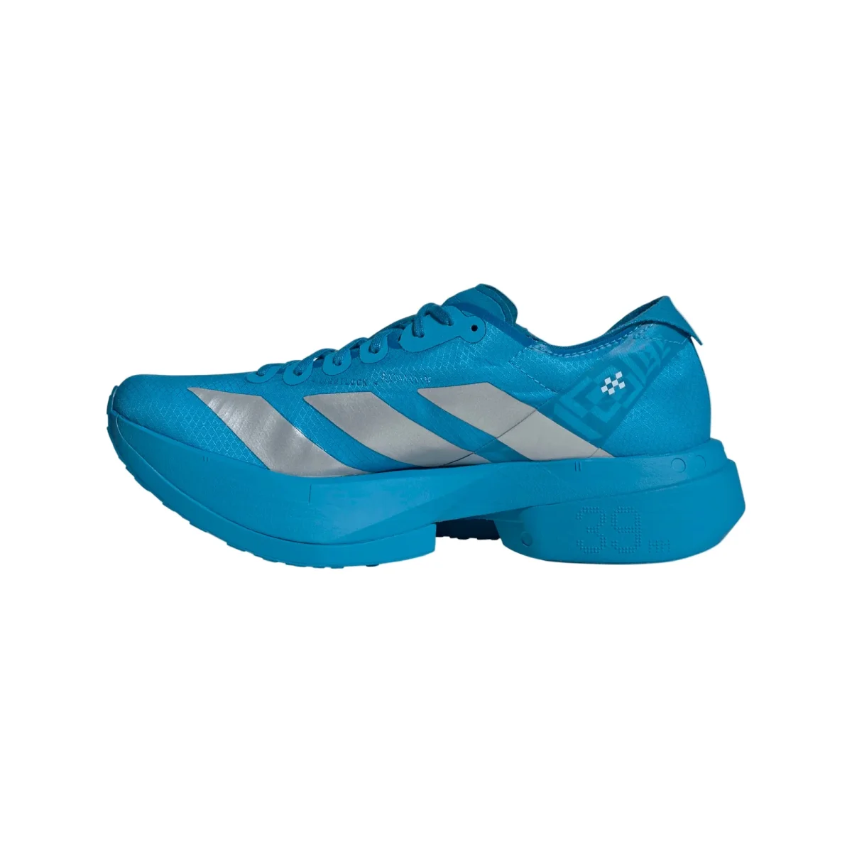 Adizero Adios Pro 4, Dame, Solblu/Silvmt/Lucred - Billede 3